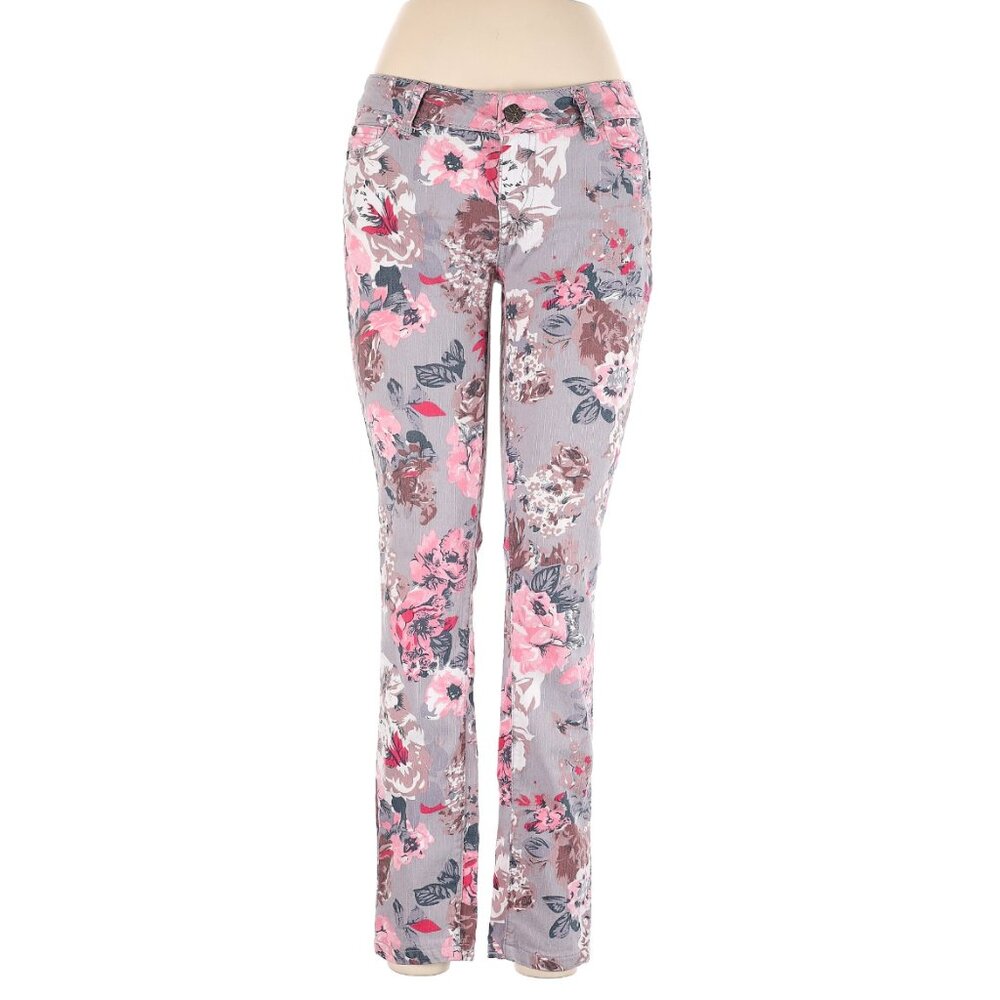 Hot Kiss Skinny Lily Y2K Floral pants Size 1, good condition (Marshalls)